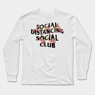 social distancing social club Long Sleeve T-Shirt